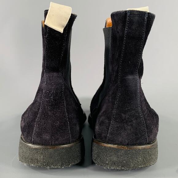 COMMON PROJECTS Size 8 Black Suede Chelsea Boots - Picture 3 of 10